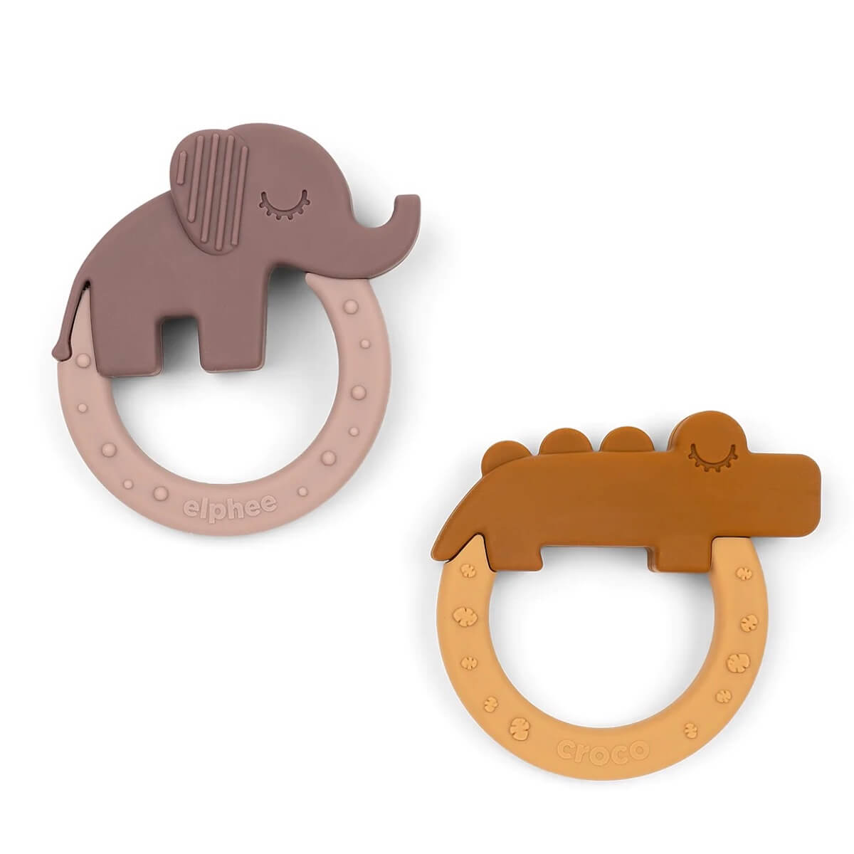 2 anneaux de dentition DEER FRIENDS Deer Friends Done by Deer mustart powder