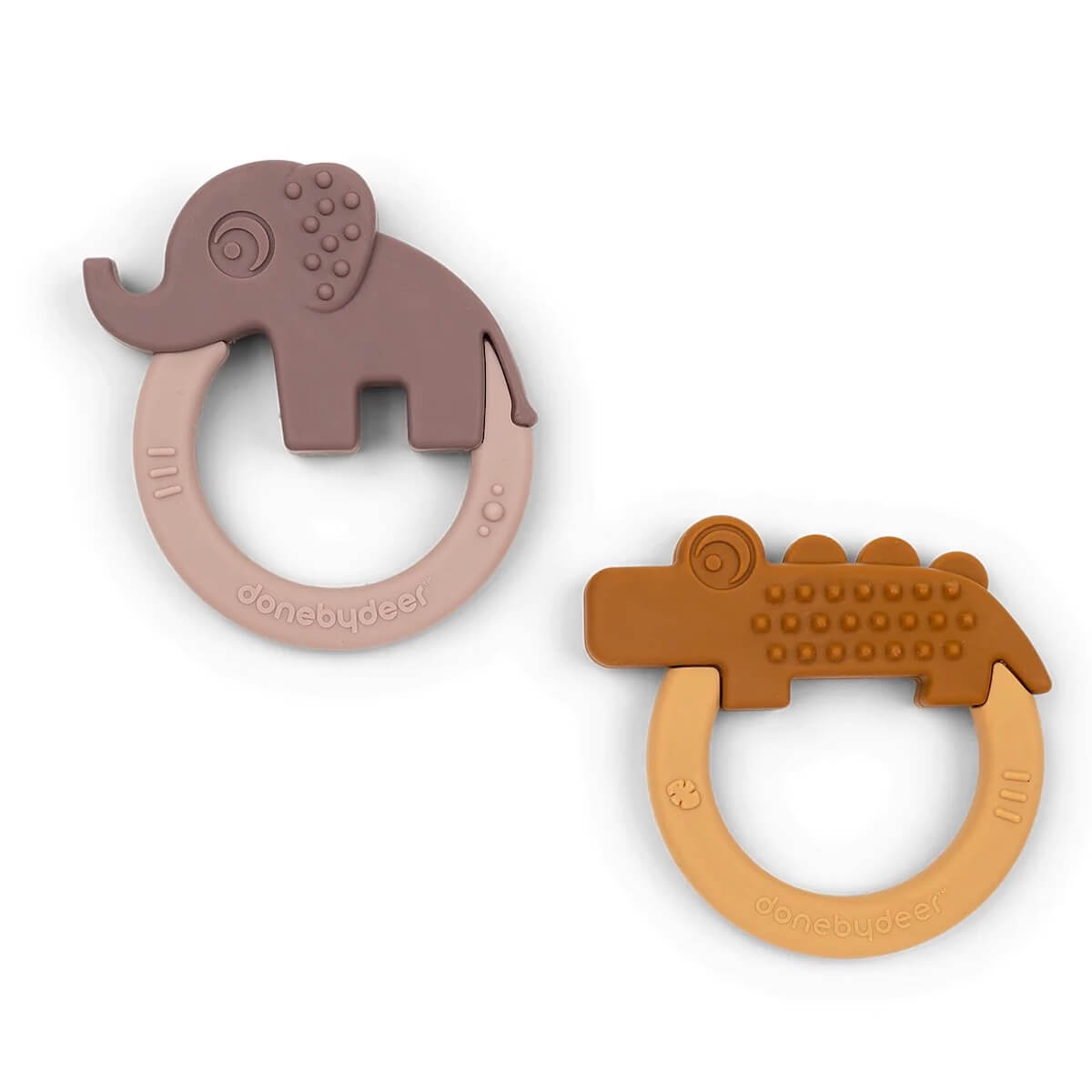 2 anneaux de dentition DEER FRIENDS Deer Friends Done by Deer mustart powder