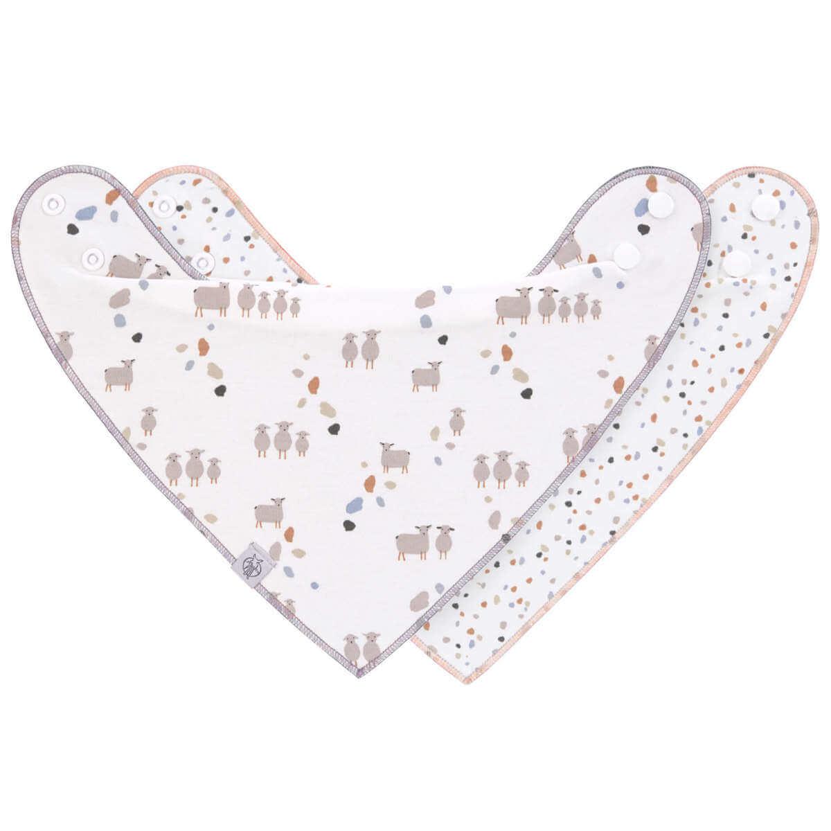 2 bandana TINY FARMER Laessig Sheep blue