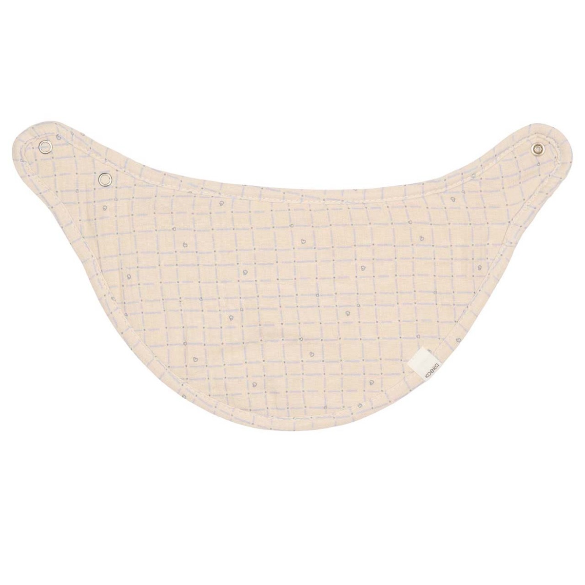 2 bavoirs bandana LIND Koeka warm white