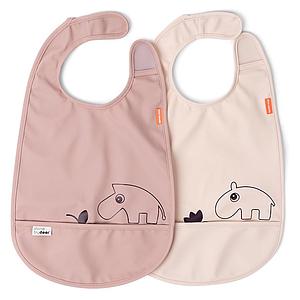 2 bavoirs DEER FRIENDS Done by Deer powder