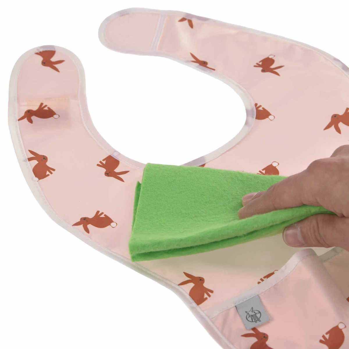 2 bavoirs lapin LITTLE FOREST Laessig