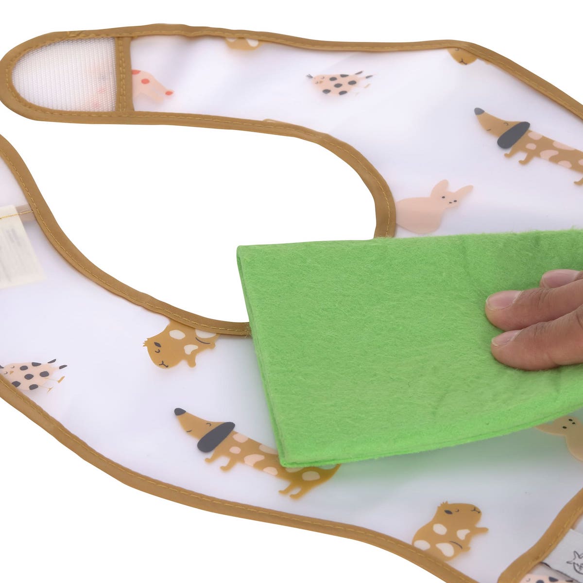 2 bavoirs LITTLE MATEYS Laessig spicy orange 