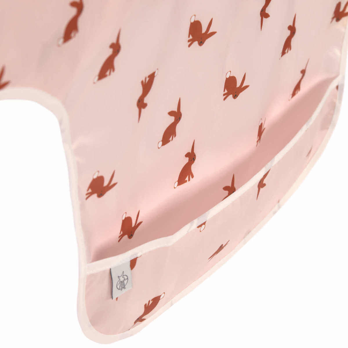 2 bavoirs manches longues lapin LITTLE FOREST Laessig