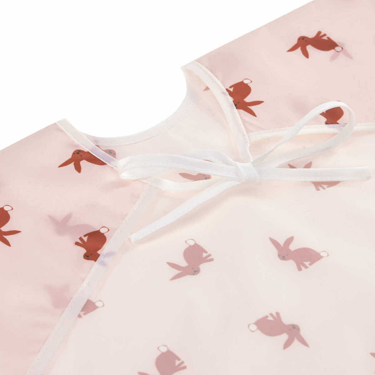 2 bavoirs manches longues lapin LITTLE FOREST Laessig