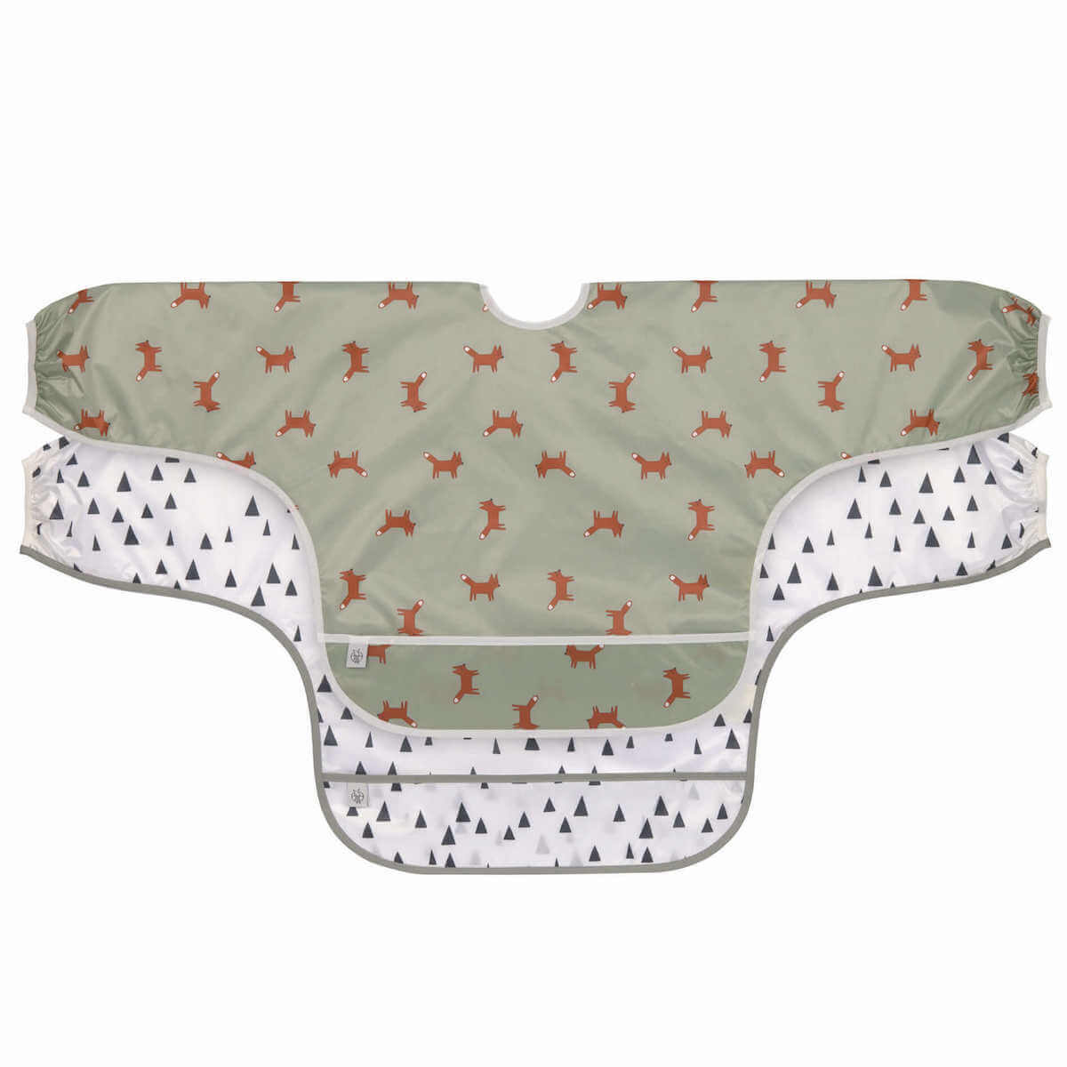 2 bavoirs manches longues renard LITTLE FOREST Laessig