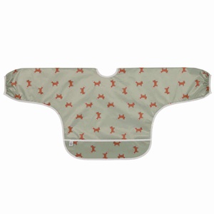 2 bavoirs manches longues renard LITTLE FOREST Laessig