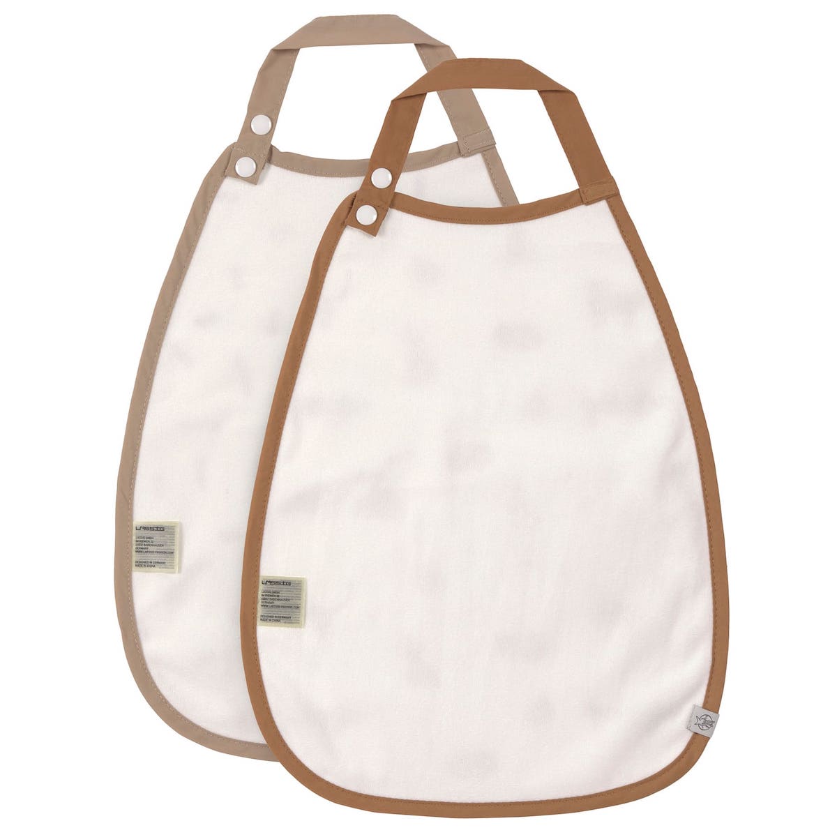 2 bavoirs medium LITTLE MATEYS Laessig royal blue