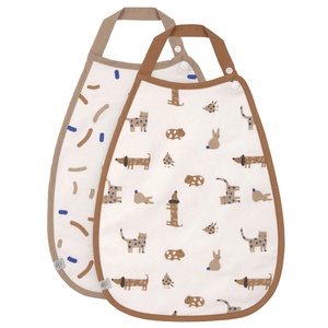 2 bavoirs medium LITTLE MATEYS Laessig royal blue