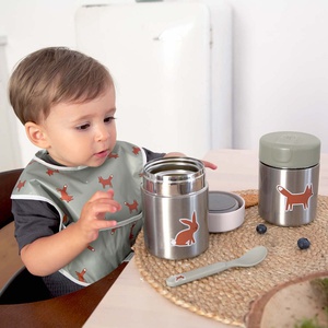 2 bavoirs renard LITTLE FOREST Laessig