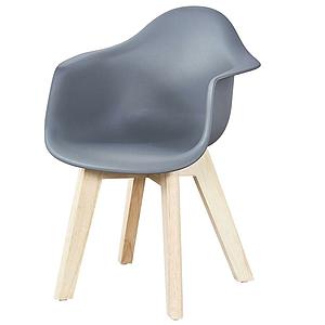 2 chaises enfant KIDS Quax gris