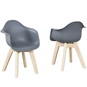 2 chaises enfant KIDS Quax gris