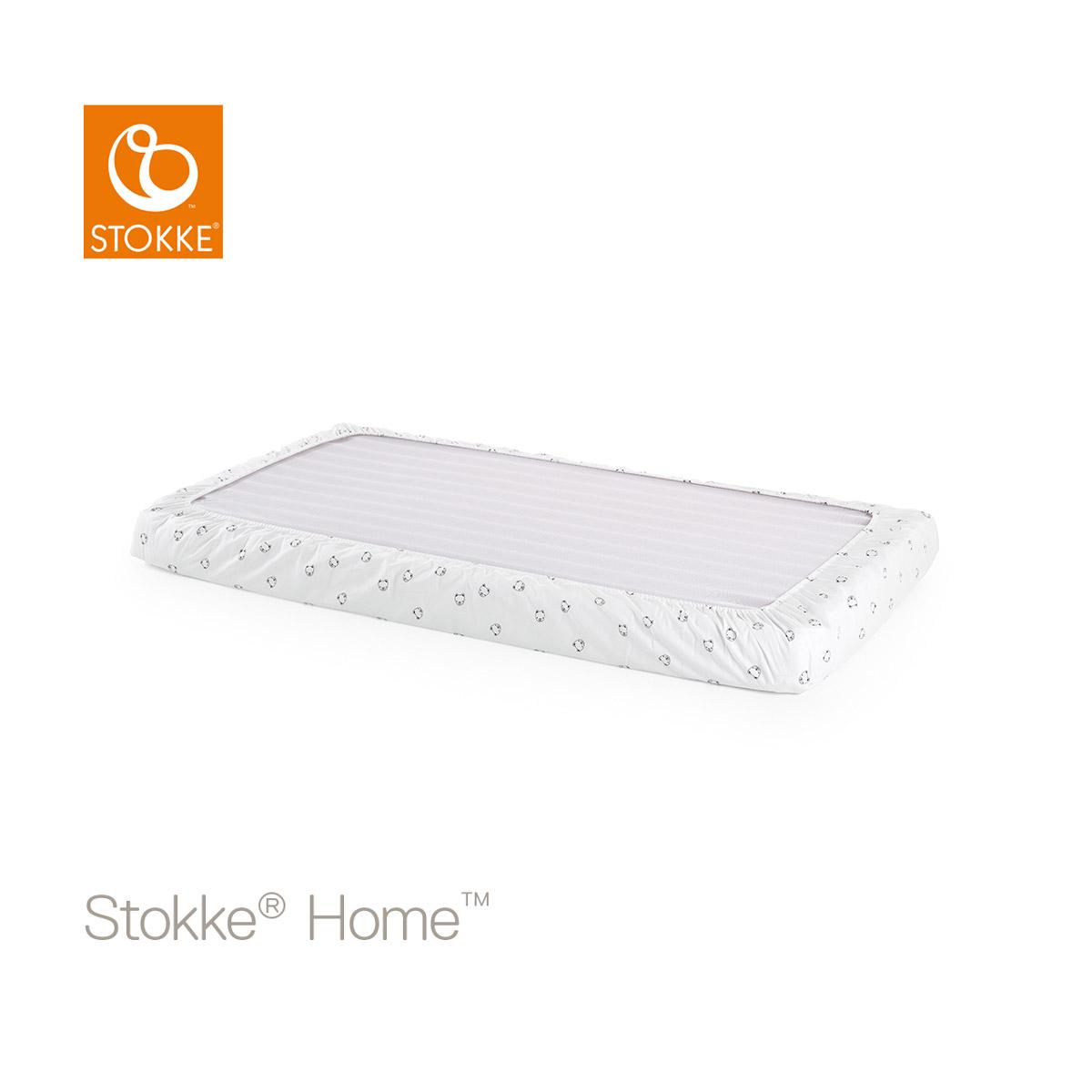 2 draps housse HOME Stokke ourson