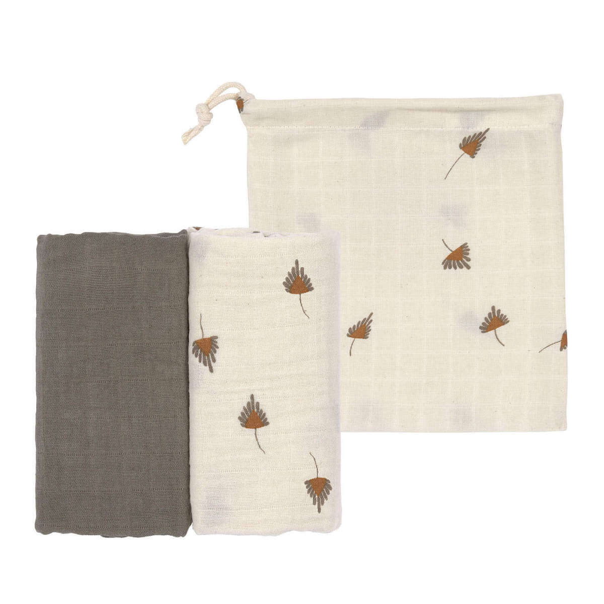 2 langes 60x60cm Laessig taupe