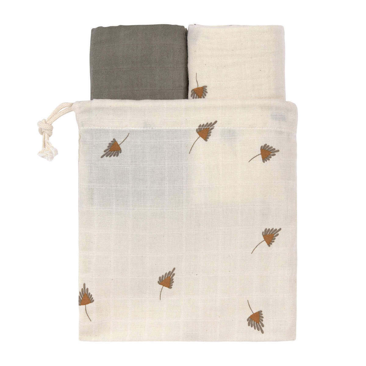 2 langes 60x60cm Laessig taupe