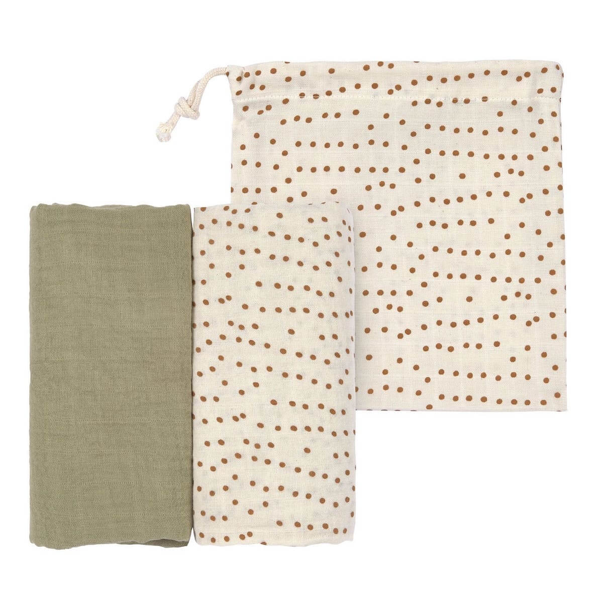 2 langes 80x80cm Laessig caramel