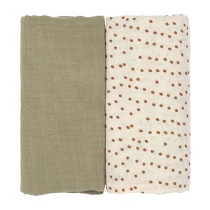 2 langes 80x80cm Laessig caramel