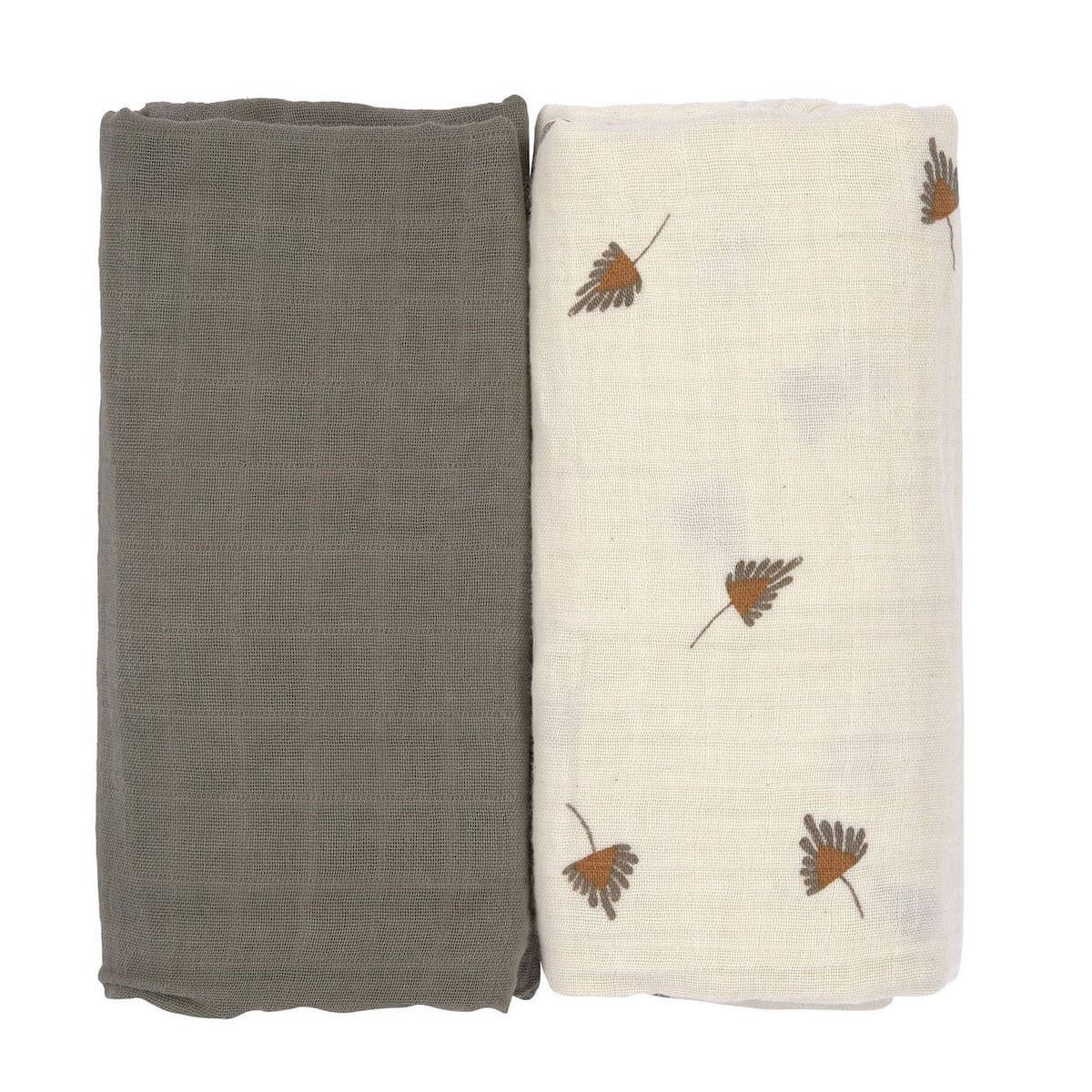 2 langes 80x80cm Laessig taupe