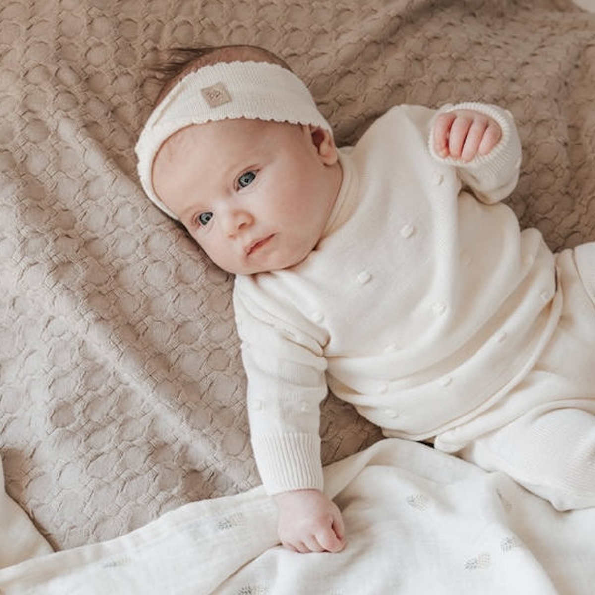 2 langes XL multi-use 120x120cm Bamboom Tropical camel