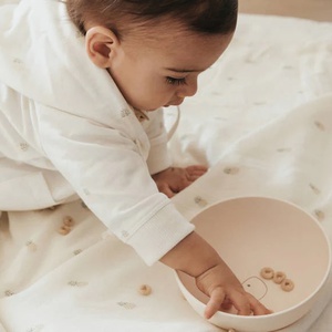 2 langes XL multi-use 120x120cm Bamboom Tropical camel