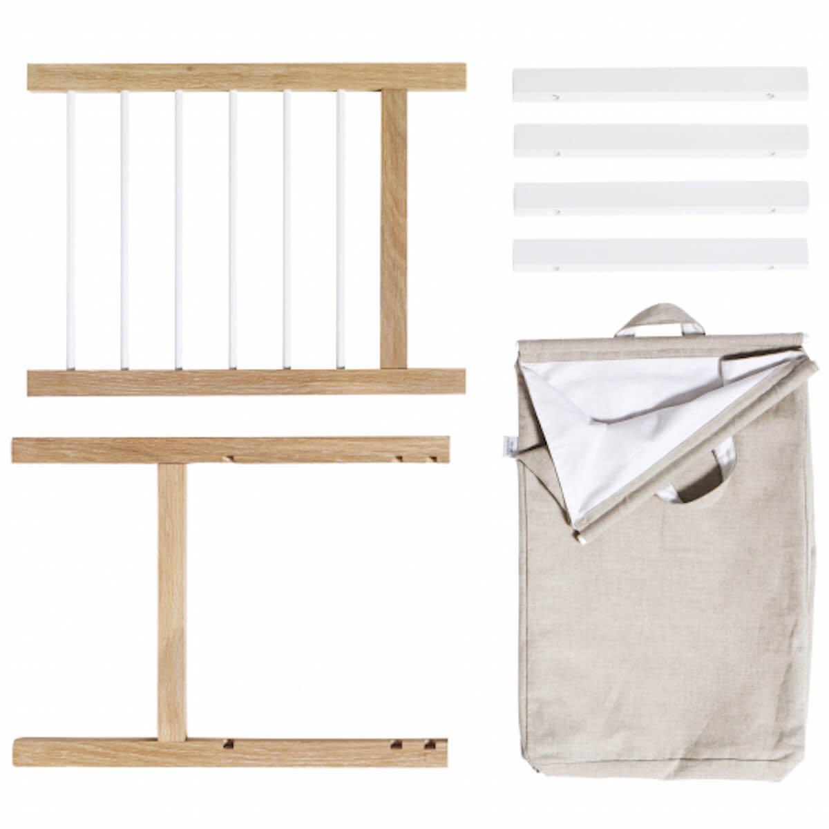 2 supports coulissants-sac à linge SEASIDE Oliver Furniture