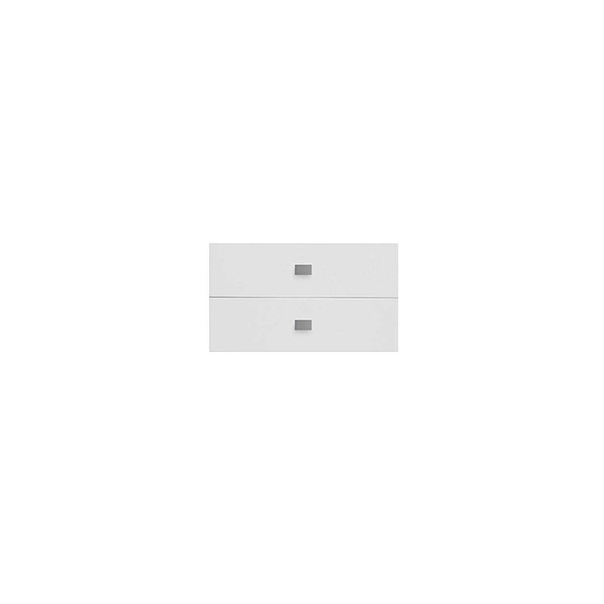 2 tiroirs commode Lifetime blanc