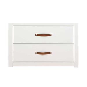 2 tiroirs commode Lifetime blanc