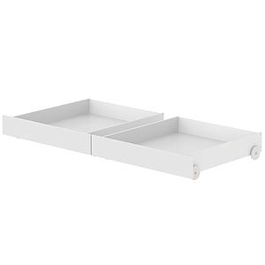 2 tiroirs lit 90x200cm WHITE Flexa blanc