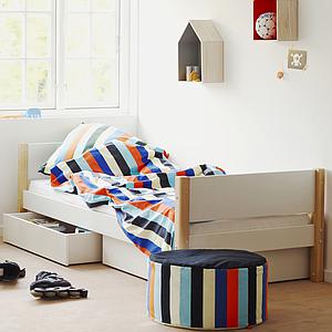 2 tiroirs lit 90x200cm WHITE Flexa blanc