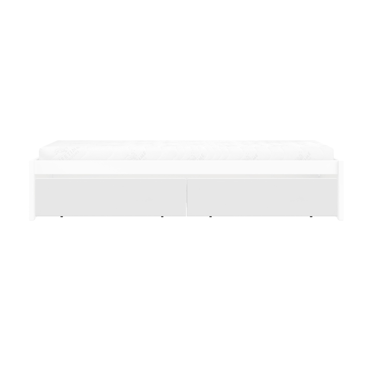 2 tiroirs lit Montessori Lifetime blanc