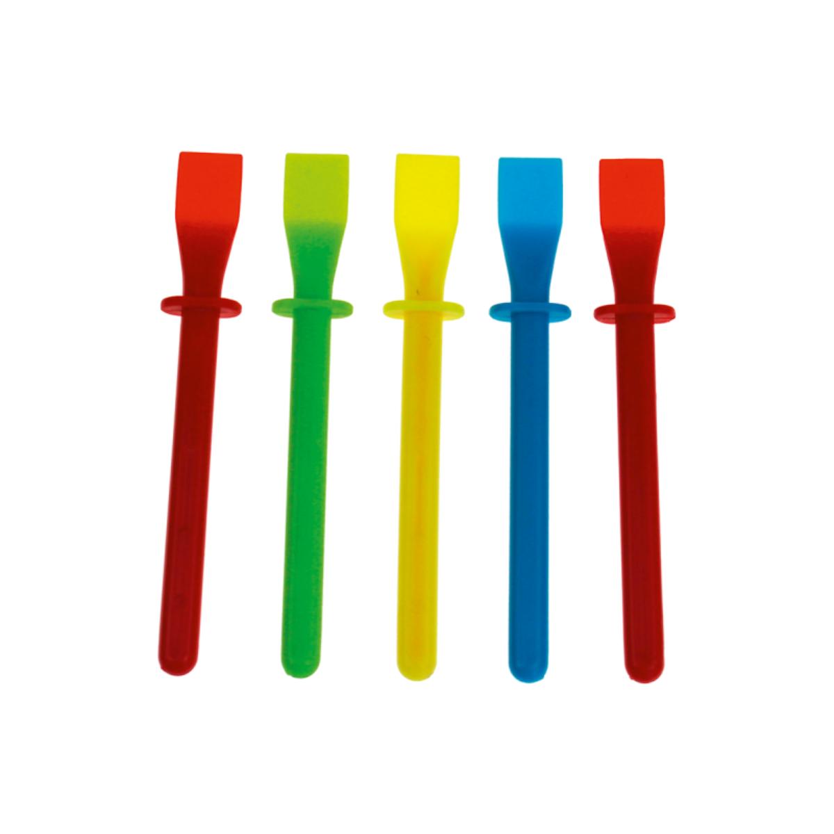 20 flacons en plastique et 5 racloirs Beleduc