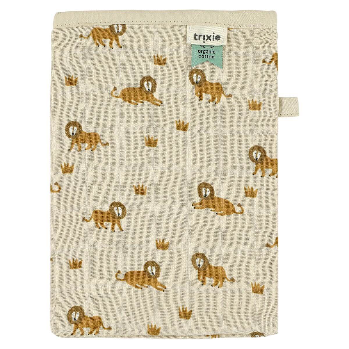 3 gants de toilettes Mix Lively LION Trixie