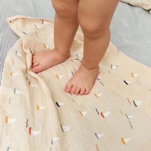 3 langes 65x65cm MIO Dear April Pond Boats