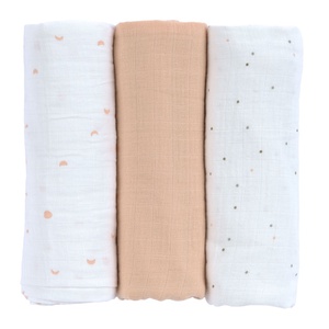 3 langes 85x85cm L GOTS Happy Fruits peach Laessig