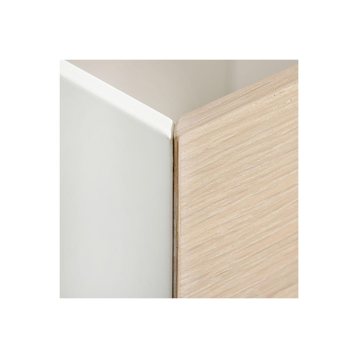 3 tioirs rangement WOOD Oliver Furniture chêne-blanc