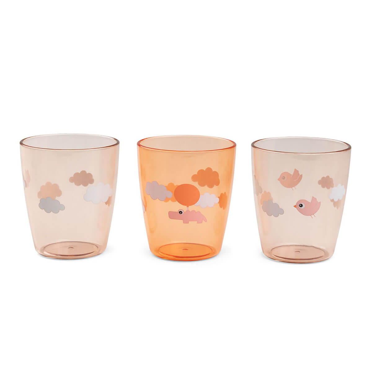 3 verres YUMMI MINI HAPPY CLOUDS Done by Deer Papaya