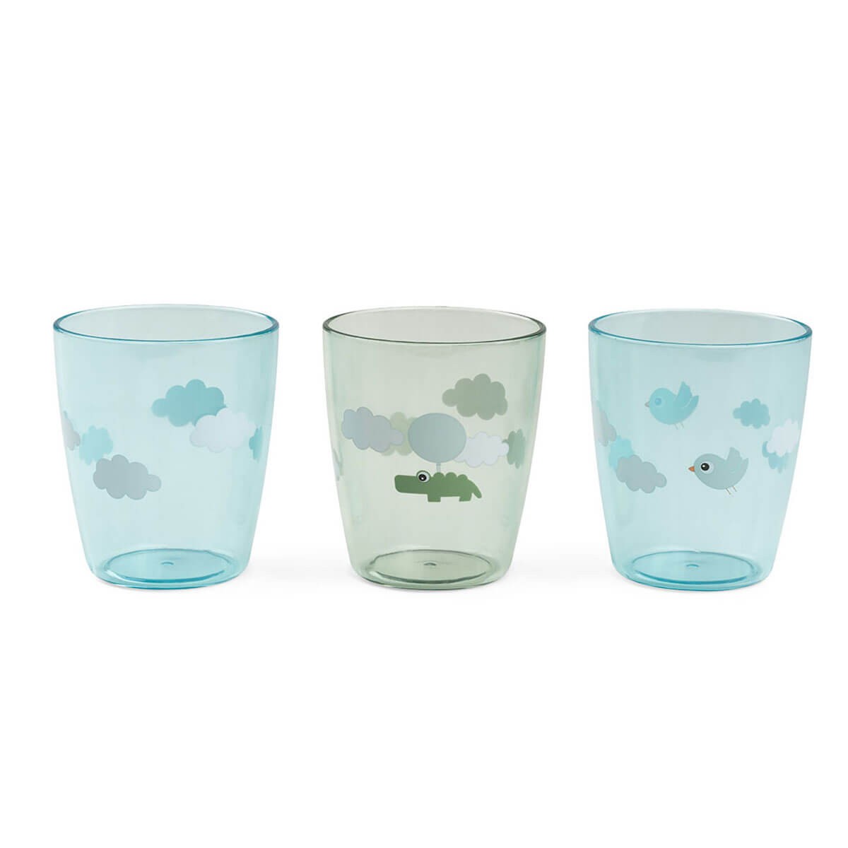 3 verres YUMMI MINI HAPPY CLOUDS Done by Deer vert