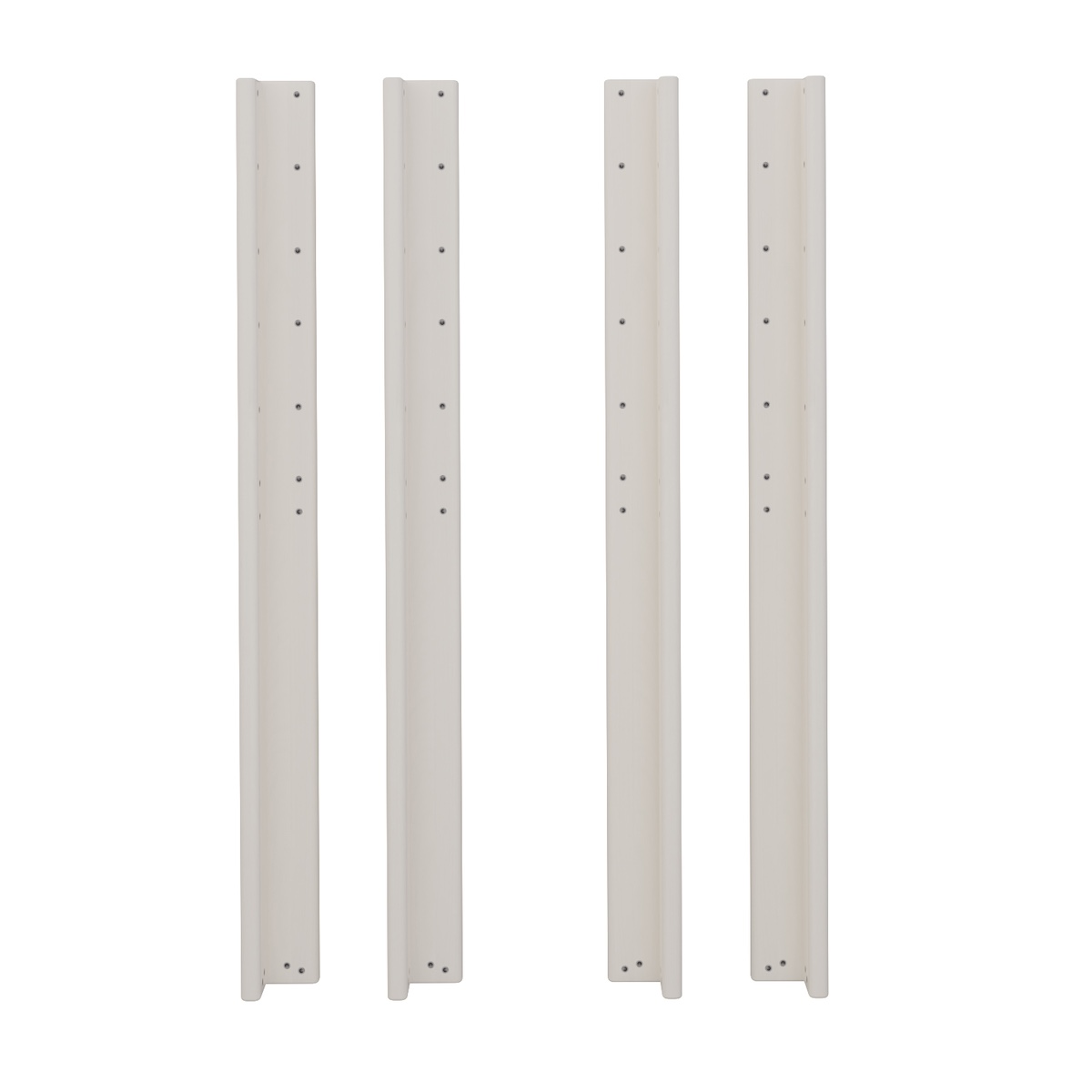 4 x corner posts 125cm - DELUXE debreuyn, white