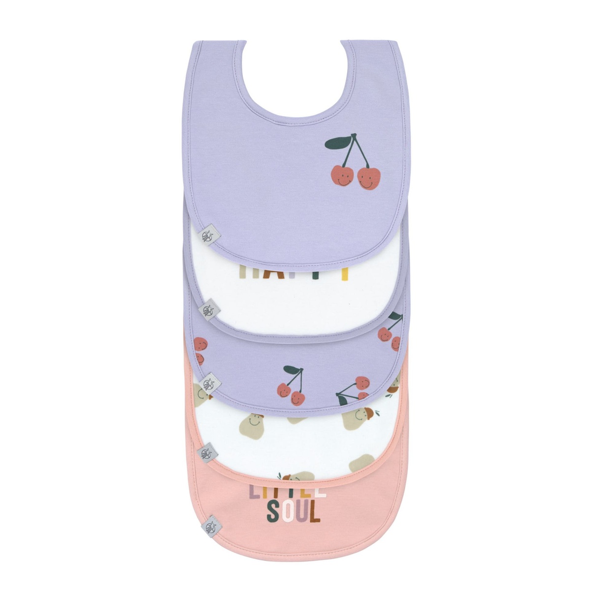 5 bavoirs HAPPY FRUITS CHERRY Laessig