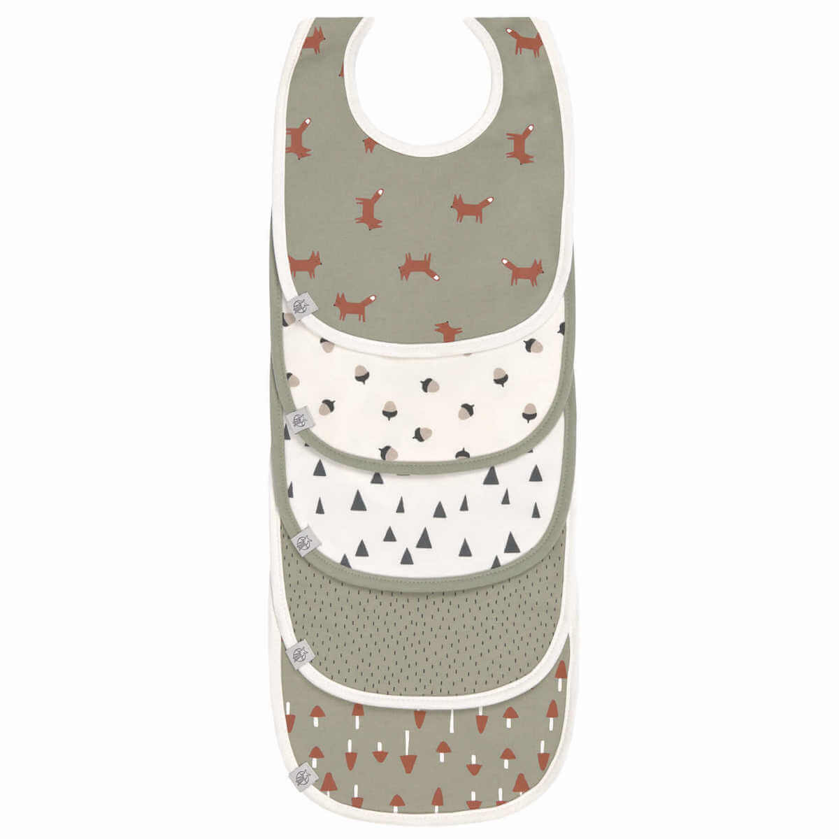 5 bavoirs renard LITTLE FOREST Laessig
