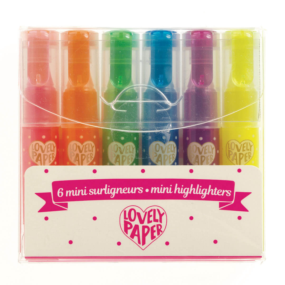 6 mini surligneurs PAPETERIE Djeco