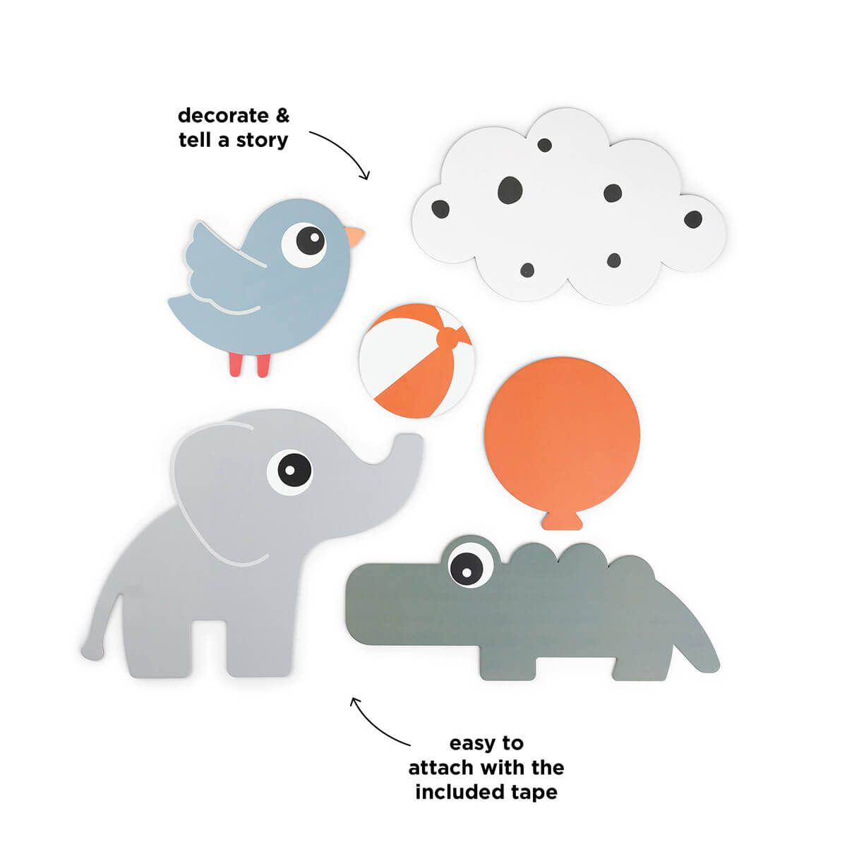 6 stickers mural DEER FRIENDS Done by Deer Colour mix