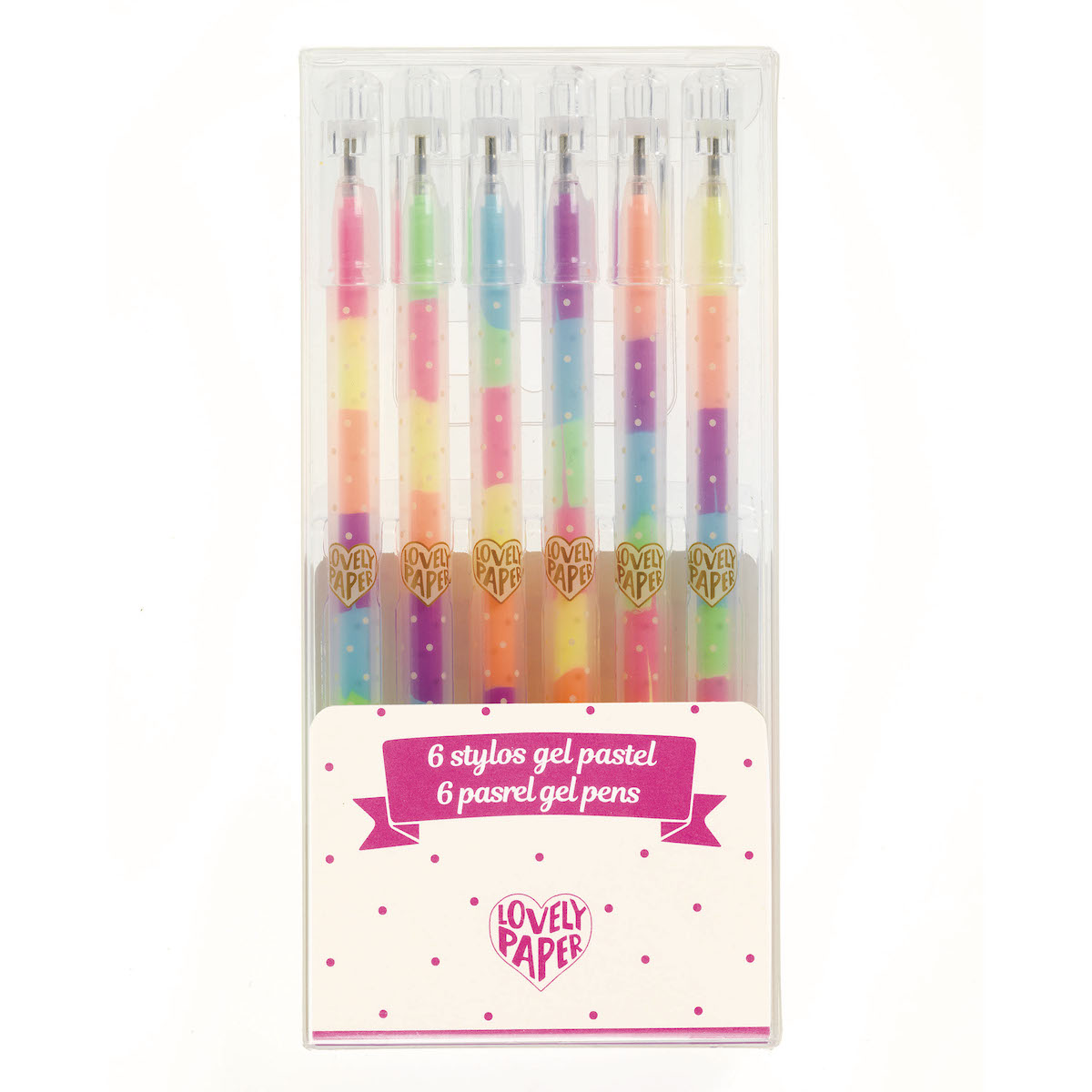 6 stylos gel pastel PAPETERIE Djeco