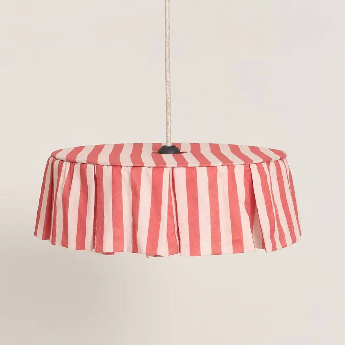 Abat-jour pour suspension 40cm VIBES Nobodinoz Red stripes