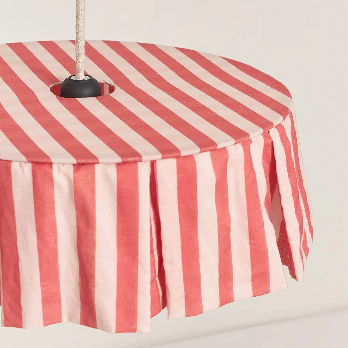 Abat-jour pour suspension 40cm VIBES Nobodinoz Red stripes