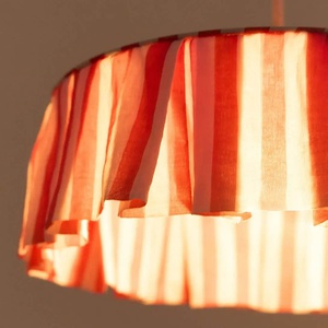 Abat-jour pour suspension 40cm VIBES Nobodinoz Red stripes