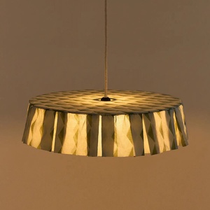 Abat-jour pour suspension 50cm VIBES Nobodinoz Green blue harlequin