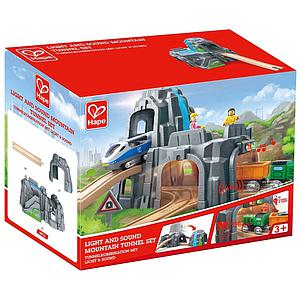 Accessoires circuit de train LIGHT AND SOUND MOUTAIN Hape