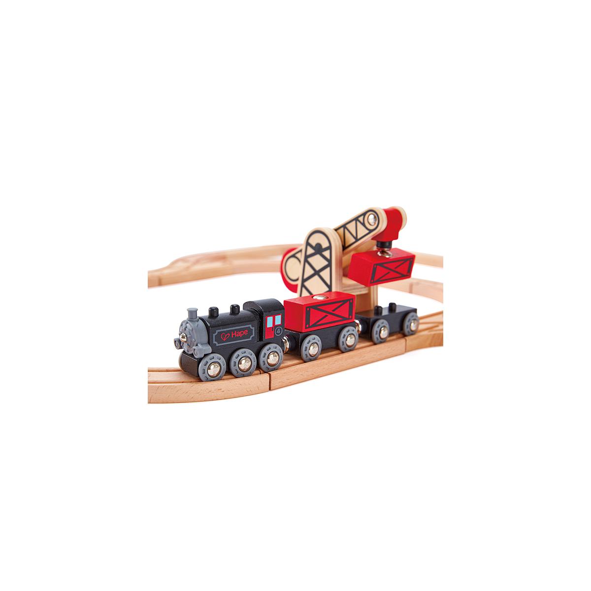Accessoires circuit de train STEAM-ERA FREIGHT TRAIN Hape