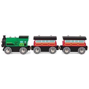 Accessoires circuit de train STEAM-ERA PASSENGER TRAIN Hape
